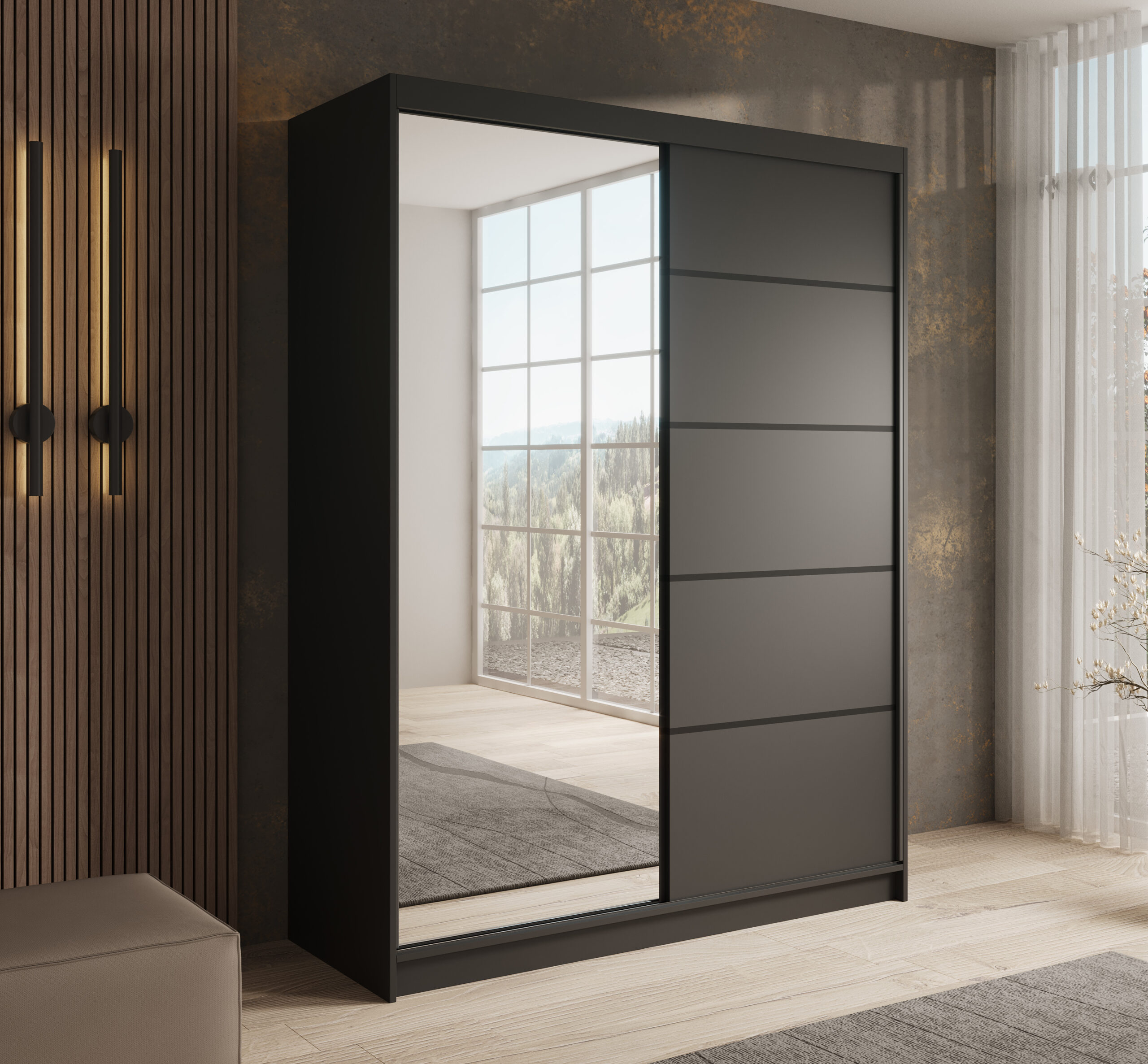 Tolóajtós szekrény Cardi 150 - Image 2