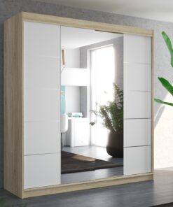 Üveges tolóajtós szekrény DALMATIA 200