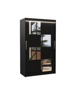 Alternative view of Tükörrel ellátott tolóajtós szekrény LUGANO 120