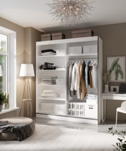 Alternative view of Tolóajtós szekrény tükrökkel OSGAR 180