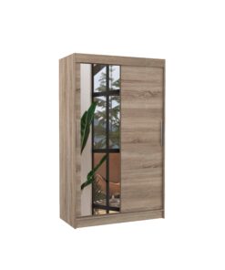 Alternative view of Tükörrel ellátott tolóajtós szekrény BARIO 120