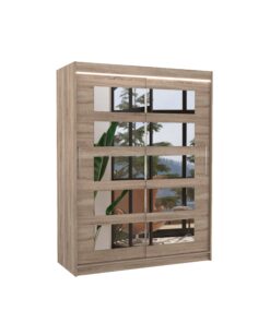 Alternative view of Tükörrel ellátott tolóajtós szekrény MURANI 150