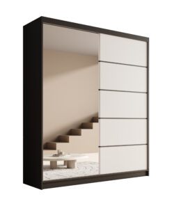 Tolóajtós szekrény tükörrel Nico 180