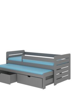 Alternative view of Kétágyas ágy korláttal TOMI