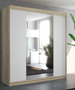 Üveges tolóajtós szekrény PERQS 200