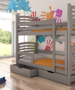 Kétszemélyes emeletes ágy matracokkal OSUNA