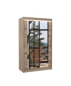 Alternative view of Tükörrel ellátott tolóajtós szekrény TIBAGO 120