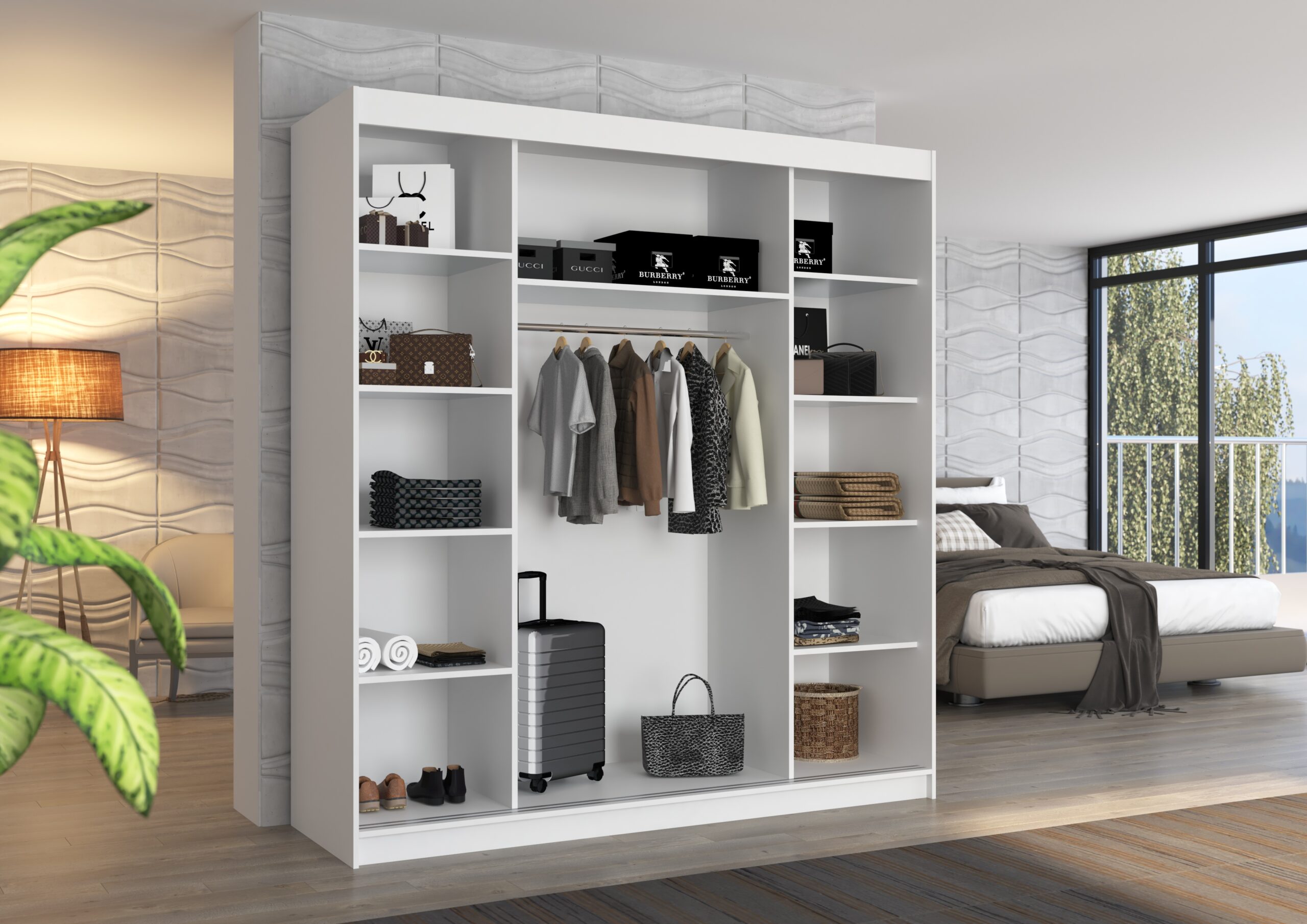 Tolóajtós szekrény MEGAN 200 - Image 3