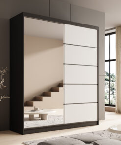 Alternative view of Tolóajtós szekrény tükörrel Nico 180