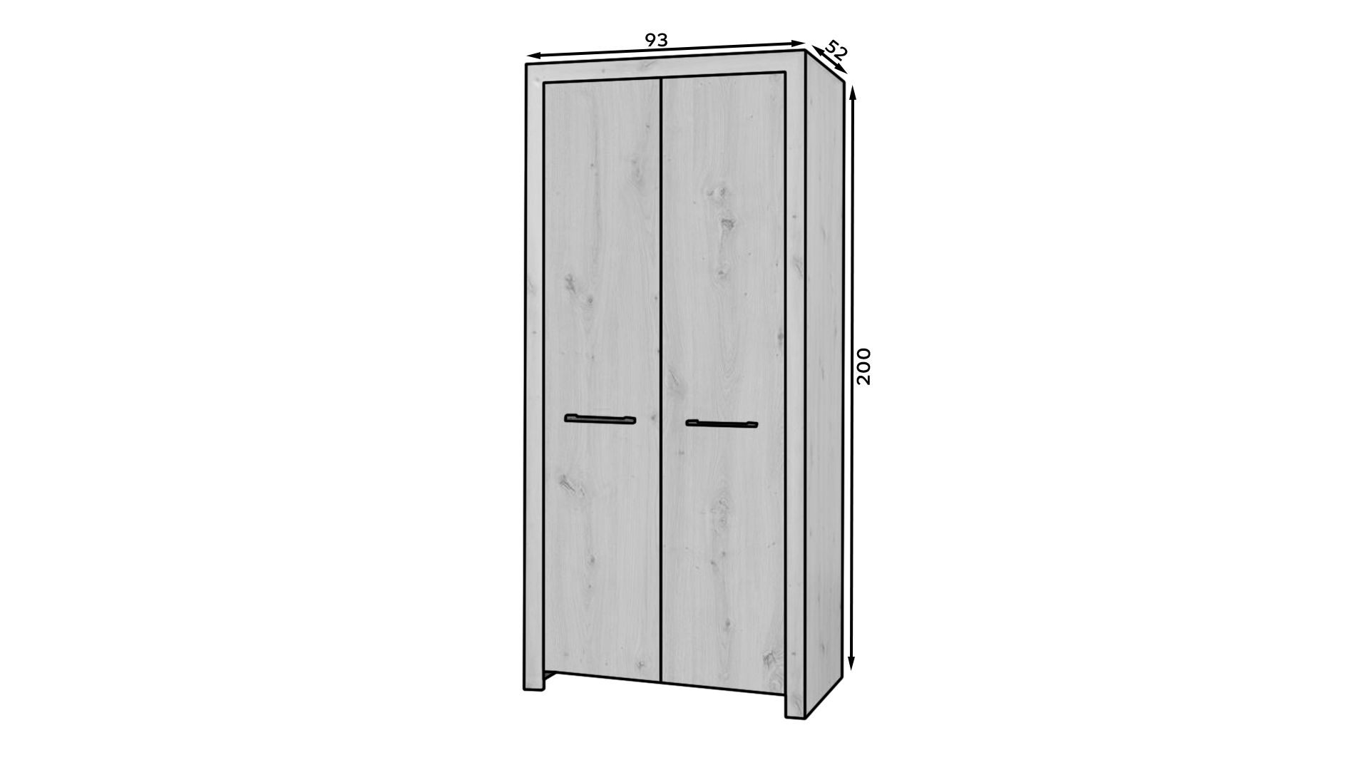 Kétszárnyú JANEZ szekrény - Image 3