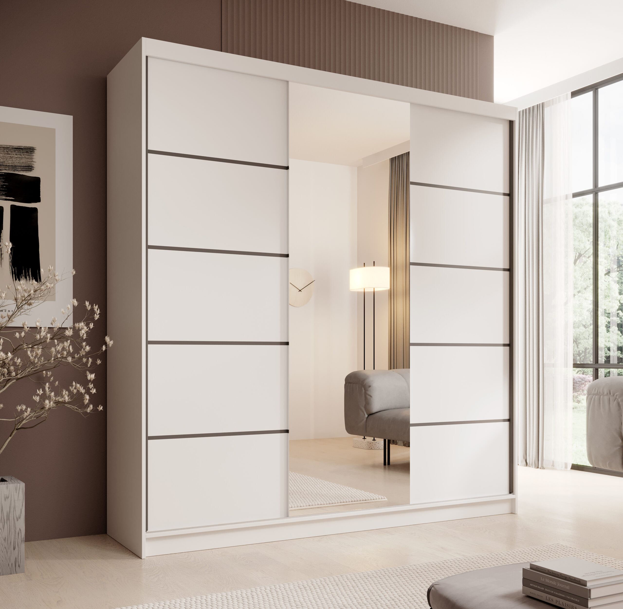 Sonic tükrös tolóajtós szekrény 200 - Image 2