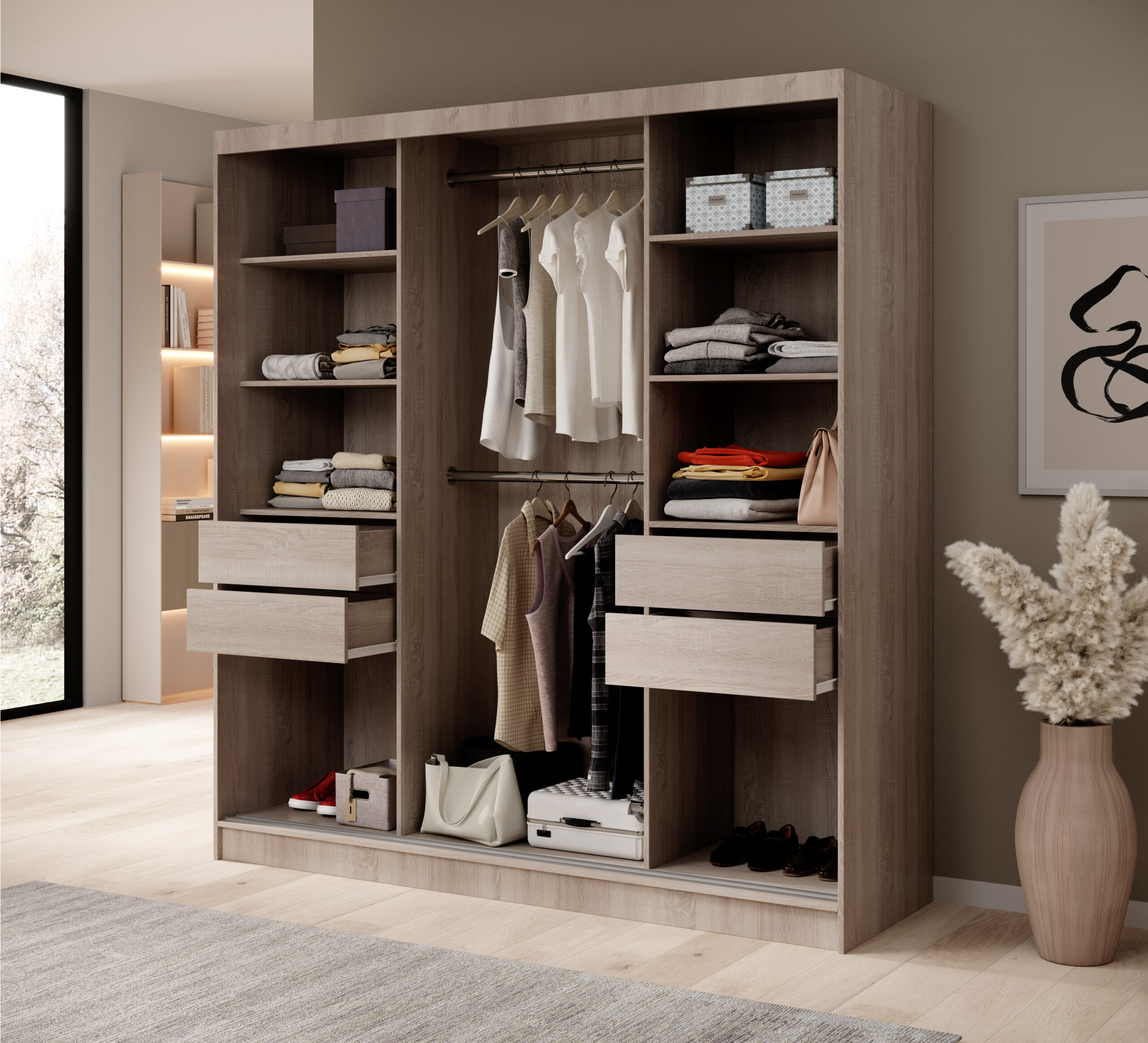 Ida 200 tükrös tolóajtós szekrény - Image 3