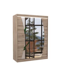 Alternative view of Tükörrel ellátott tolóajtós szekrény MODESTO 150