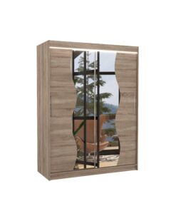 Alternative view of Tükörrel ellátott tolóajtós szekrény RENZO 150