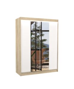 Alternative view of Tükörrel ellátott tolóajtós szekrény FEVER 150