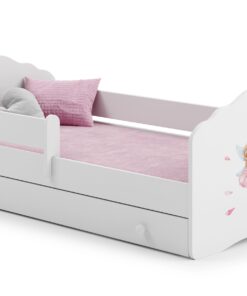 Alternative view of Ágy matraccal, korláttal és fiókkal CASIMO