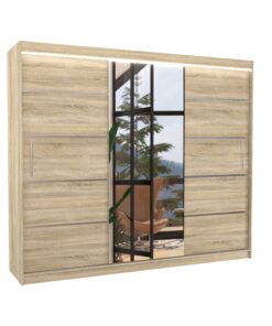 Alternative view of LED tükrös tolóajtós szekrény SALTO 250