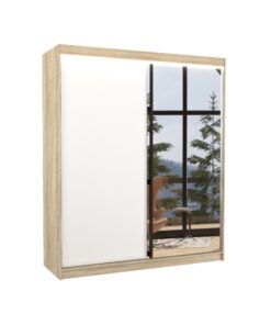 Alternative view of Tolóajtós szekrény tükörrel és LED világítással VIKI 180