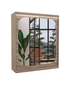 Alternative view of Tolóajtós szekrény tükörrel és LED világítással ARIZONA 180