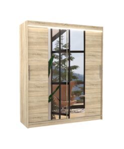 Alternative view of Tükörrel ellátott tolóajtós szekrény DALLAS 180