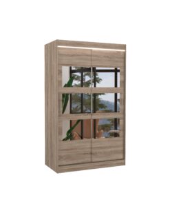 Alternative view of Tükörrel ellátott tolóajtós szekrény KOLORADO 120