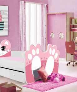 Ágy matraccal BEAR PINK