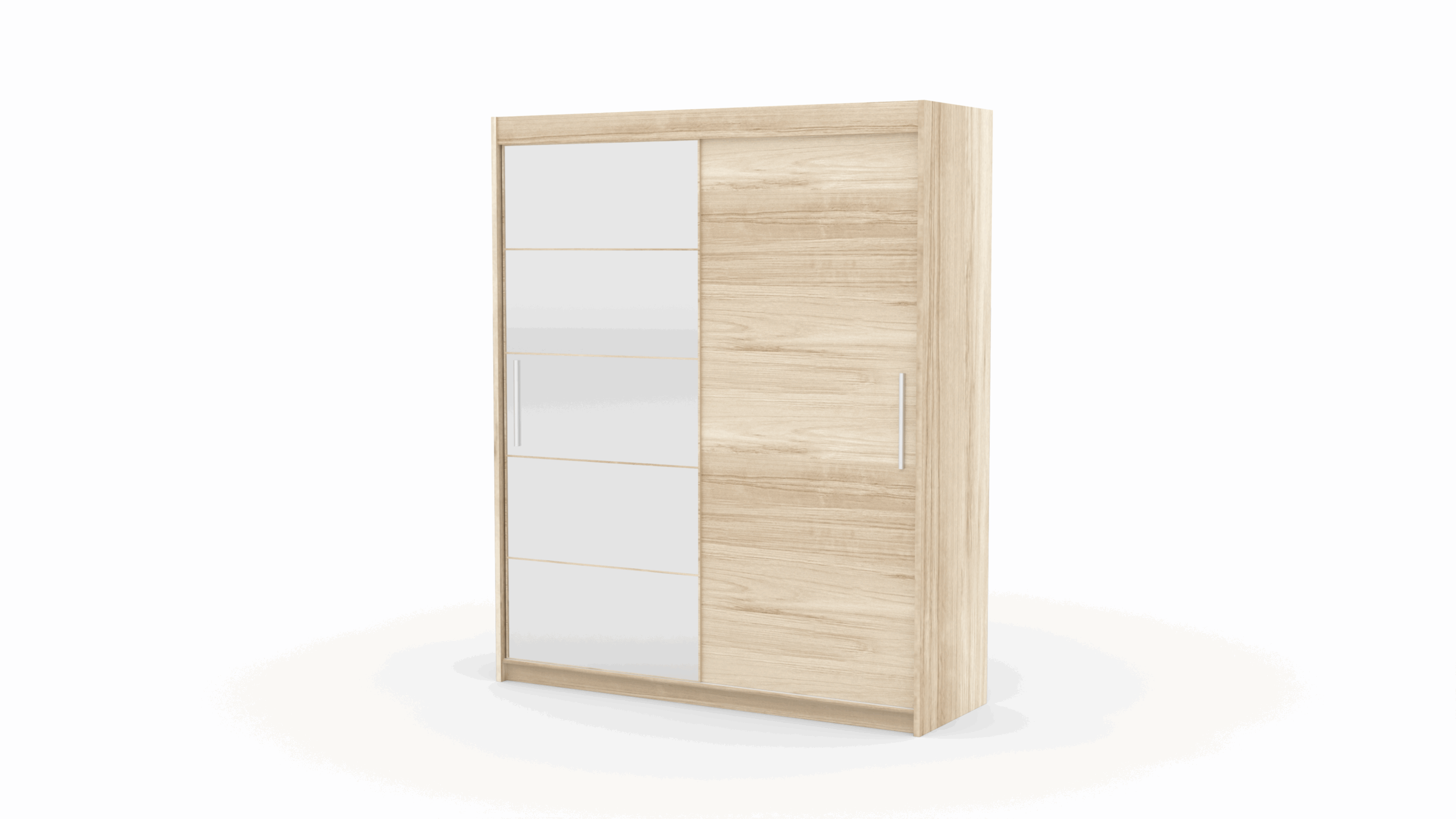 Tolóajtós szekrény tükörrel ESTI - Image 2