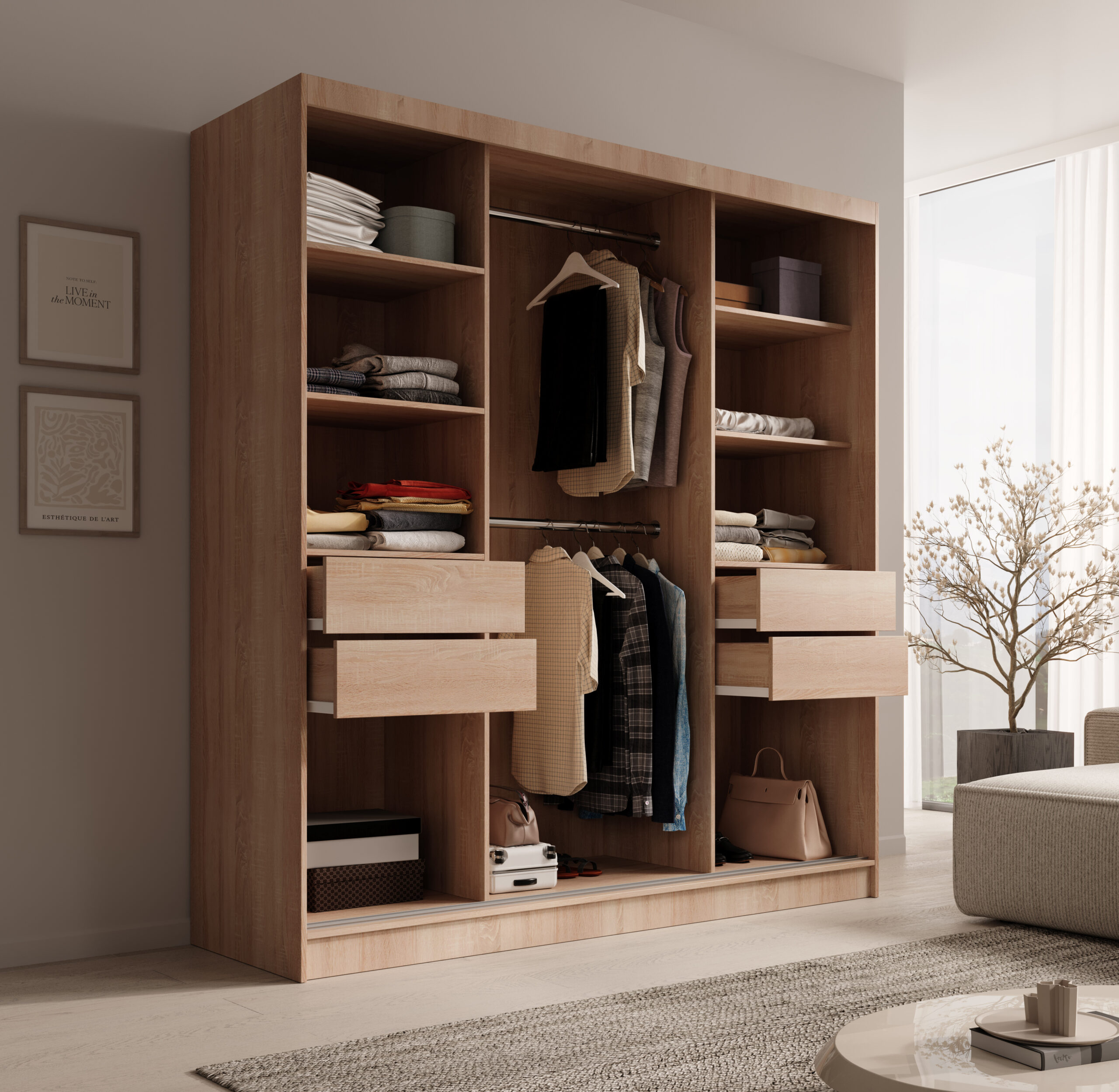 Keri 200 tolóajtós szekrény - Image 3