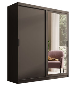 Hailey tükrös tolóajtós szekrény