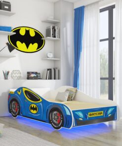 LED BATCAR matraccal és világítással ágy