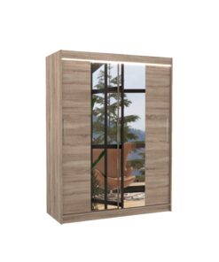 Alternative view of Tükörrel ellátott tolóajtós szekrény INESS 150