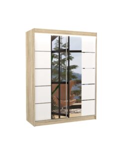 Alternative view of Tükörrel ellátott tolóajtós szekrény NORDIC 150