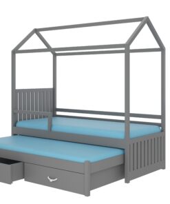 Alternative view of Kisház ágy korláttal JONASZEK