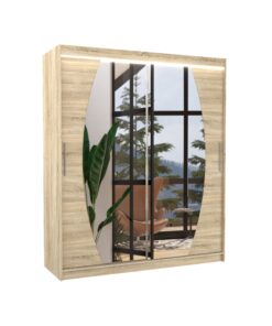 Alternative view of Tolóajtós szekrény tükörrel és LED világítással BALTIMORE 180